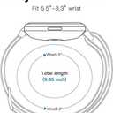 GTX13, GTX12 Smart Watches Band, Lamshaw 22mm Stretch Elastics Nylon Adjustable Replacement Strap Accessories for Men & Women Compatible for Fitpolo GTX12, ENOMIR GTX12, Tensky GTX12, uaue T60, QXQ T60, QCOQ T60 Smart Watches