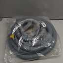 16.4ft Washing Machine Drain Hose, Universal Drain Hose Extension Kit for Washer, Dishwasher, Flexible Discharge Hose for LG/ GE/ Samsung, Fit up to 1-1/2 Inch Drain Outlets (16.4)