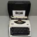 Manual Typewriter,1980s Traditional Portable Vintage Typewriter Deeply Restored,Manual Typewriter for Writing,Letters and Vintage Collectible Present,Classic Retro Manual Typewriter