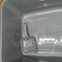 Extra Large Cat Litter Box High-Sided Plastic Litter Box for Large Cats, Jumbo Open Kitty Litter Tray Gray