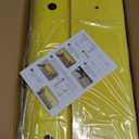 ROBLOCK 22" Parking Stopper for Home Garage & Outside, Heavy Duty Garage Stoppers for Protecting Your Vehicle, Parking Aids for New Drivers, Wheel Stops for Cars, Vans, Trailer, 2 Packs, Yellow (3.1"H Updated 2Pcs)