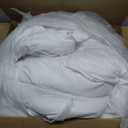 Bedsure Comforter Duvet Insert - Quilted Comforters Queen Plus Size, All Season Duvet, GentleSoft Down Alternative Bedding Blanket, with 8 Tabs, Gifts for Women/Men,White,Queen Plus 90 x 90 Inches