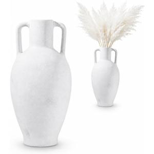 UPWOIGH 20.5in Ceramic Floor Vase with Handles