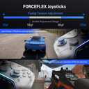 FLYDIGI Apex 5 PC Controller, Forceflex Joystick 2.0, ForceAdapt Triggers, 3ms Ultra-Low Latency, RGB Light Bar, Full-Color LCD Display,1500mAh Battery PC/NS/Android/TV