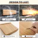 GWP04 Wood Grain Garage Wall Protector and Car Door Guard, Tool-Free Installation Parking Aid for Garage, Designed in Germany (2 Pack)