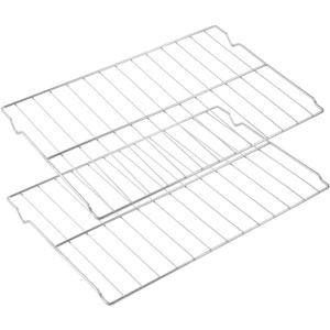 WPW10256908 Oven Rack Stove Replacement Parts for Whirlpool 304 Stainless Steel Gas Range Oven Rack 24 x 15.75 Inch Roper Maytag Kenmore jennair Amana Electric Shelf Rack W10256908 Oven Racks 2 Pcs