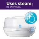Philips Avent Microwave Steam Sterilizer for Baby Bottles, Pacifiers, Cups and More, SCF281/05