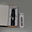 Dog Nail Grinder, 2-Speed and LED Light, Touch-Switch, TypeC, Quiet and Low-Vibration Dog Nail Trimmers, and 3 Ports for Large Dogs, Medium, Small Dogs Cats Pets with Hard or Thick Nail (Black)