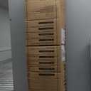 Overmont Oversized Camping Chair for Adults - 400lbs Support Heavy Duty Padded Folding Chair with Cooling Bag Cup Holder Side Pocket Carry Bag - Comfortable Portable for Outdoor Garden Sports Beach (1pc, Red)