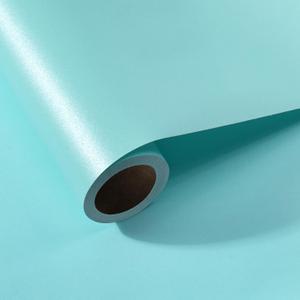LaRibbons Light Blue Wrapping Paper, 30 Inch x 33 Feet Solid Color Pearly-Lustre Gift Wrapping Paper Rolls for Baby Shower, Wedding, Valentine's Day, Birthday, Bridal Shower