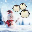 Cute Penguin Balloon 21" Pack of 4 Cartoon Penguin Birthday Party Decorations Arctic Polar Animal Winter Animals for Boys and Girls Party Decorations Baby Shower