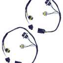 2-Pack Headlight Wiring Harness Compatible with 2008-2012 Chevrolet Malibu Replacement for 645-539 15930264 645539