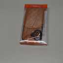 Bocasal Crossbody Wallet Case for iPhone 17, RFID Blocking PU Leather Zipper Handbag Purse Flip Cover, Kickstand Folio Case with Card Slots Holder Wrist Strap Lanyard 5G 6.3 Inch (Brown)