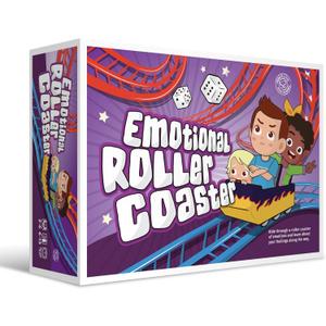 Emotional Rollercoaster | Anger Management Board Game For Kids & Families | Therapy Learning Resources | Anger Control Card Game | Emotion Board Games Games For Kids ages 4-8 -12 | Social Emotional
