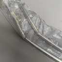 48-84 in. Adjustable Petite Caf Curtain Rod, 2-Pack, 7/16 in. Diameter, Silver