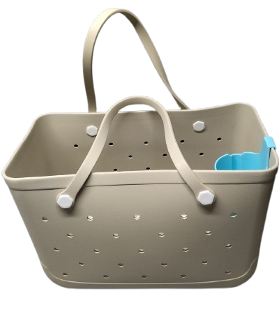 Outdoor Bag Tan With Cup Holder And Extra Pouch Insert