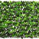 DOEWORKS Expandable Fence Privacy Screen for Balcony Patio Outdoor, 1PC Faux Ivy Fencing Panel for Backdrop Garden Backyard Home Decorations (16*45 Inch * 1 PC)