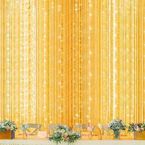 Twinkle Star 600 LED Window Curtain String Light for Wedding Party Home Garden Bedroom Outdoor Indoor Wall, White