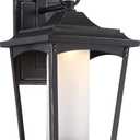 Nuvo 62/822 One Light Outdoor Wall Mount, Pack, Black
