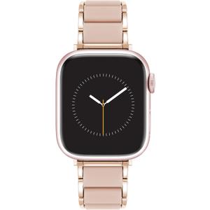 Anne Klein Silicone Fashion Bracelet for Apple Watch, Secure, Adjustable, Apple Watch Replacement Band, Fits Most Wrists