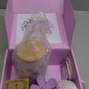 Birthday Gifts for Teen Girls, Women, Teenage Girl Birthday Gift Sets for Teen Girls Tween Gifts for Teenage Girl Cute Daisy Aesthetic Glass Cup Gift Basket for Teens, Women, Her, Sister, Friend (Purple)