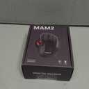 SABLUTE MAM2 Wireless Trackball Mouse, Rechargeable Ergonomic Mouse with Thumb Control for 3 Devices (Bluetooth and USB), 5-Level DPI, Silent Click, Compatible PC Laptop Mac iPad, Easy Clean