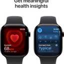 Apple Watch Series 11 [GPS 46mm] Smartwatch with Jet Black Aluminum Case with Black Sport Band - M/L. Sleep Score, Fitness Tracker, Health Monitoring, Always-On Display, Water Resistant