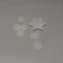 7 Pack Pendant Molds Snowflake Resin Mold - Resin Casting Silicone Molds for Home Decor & Candle Making Wave Spiral Mold