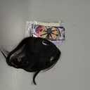 BARSDAR Real Human Hair Clip in Bangs - Natural Black Clip in Human Hair Bangs for Women - Natural Black Thick Bangs Extensions Fringe with Temples Real Hair Bangs Hairpieces