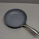 GreenPan Lima Hard Anodized 8" Frying Pan Skillet Nonstick, Ceramic Nonstick, PFAS-Free Nontoxic Pots and Pans, Oven & Broiler Safe, Stainless Steel Handle, Cookware for Eggs & Omelet, Gray