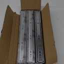 14 inch Drawer Slides Soft Close 6 Pairs (12pcs) Full Extension Ball Bearing Drawer Rails Side Mount Metal Dresser Runners for File Cabinet Trash Can Kitchen Wardrobe Glides 14" Silver 100 LB Capacity