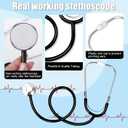 12 PCS Doctor Costume for Kids,Scrubs with Lab Coat/Nurse Costume Kids Set,Girls Boys Doctor Career Day Costumes, Size: 5-6 Years