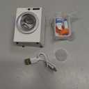 1:12 Scale Miniature Electric Washer and Dryer Set, Realistic Dollhouse Laundry Room Accessories, Mini Toy Washing Machine