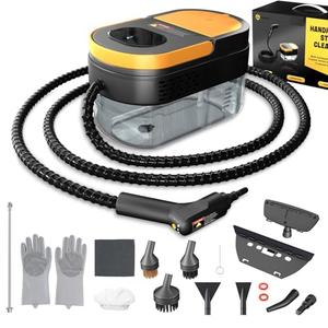 Gautye Steam Cleaner, 3-Level Adjustable Handle, 15s Heat-Up, 1.69 Quarts Tank, Portable Steamer for Cleaning with 15 pcs Accessories, Steam Cleaner for Home for Dirt, Grease, Grout, Tile,Floor, Car Gautye Steam Cleaner, 3-Level Adjustable Handle, 15s Heat-Up, 1.69 Quarts Tank, Portable Steamer for Cleaning with 15 pcs Accessories, Steam Cleaner for Home for Dirt, Grease, Grout, Tile,Floor, Car