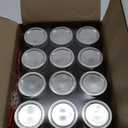Ball Regular Mouth Mason Jars 16 oz. (12 Pack) - Pint Size Jars with Airtight Lids and Bands for Canning, Fermenting, Pickling, Meal Prep or DIY Decors and Projects Bundled with Peaknip Jar Opener