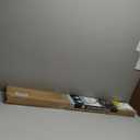 Zenna Home Rustproof Curved Shower Curtain Rod, No Drill Tension or Permanent Mount Adjustable Curved Shower Rod for Bathroom, Easy Install, Rounded for Extra Room, 50 to 72 Inches, Matte Black