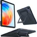 TORRAS for iPad Air 13 inch Case (M3 2025/ M2 2024), Ultra Stable Stand, Multiple Adjustable Viewing Angles, Slim Protective Kickstand with Pencil Holder, Black
