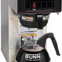 BUNN 13300.0001 VP17-1SS Pourover Coffee Brewer with 1-Warmer, Stainless Steel, Silver, Standard