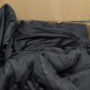 HYLEORY King Mattress Pad Quilted Fitted Mattress Protector Cooling Pillow Top Mattress Cover Breathable Fluffy Soft Mattress Topper with 8-21" Deep Pocket, Black