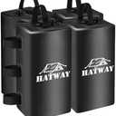 Hatway Canopy Weights,132 LBS Canopy Water Weight Bag Set of 8 Leg Weights for Pop Up Gazebo,Canopies,Tent-4 * 15L-Black