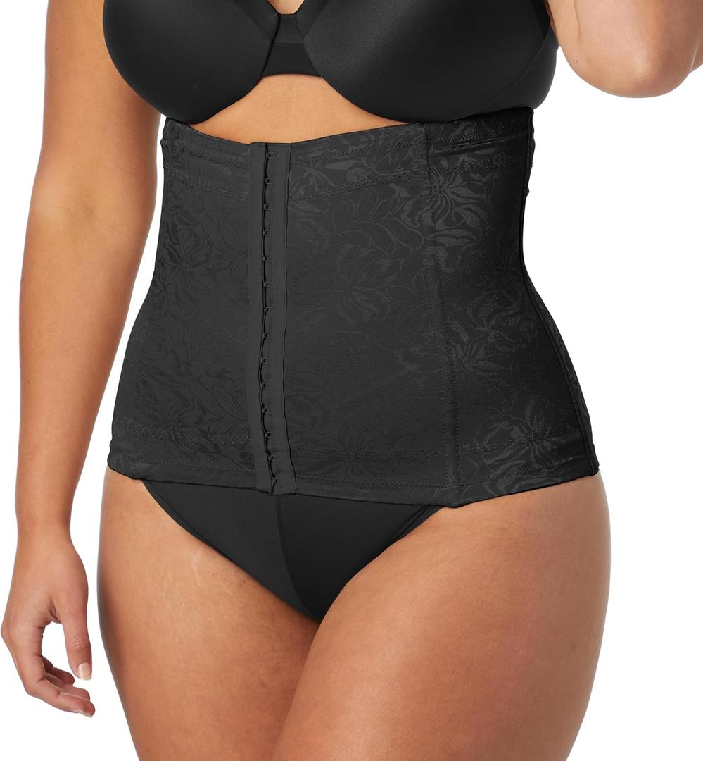 Maidenform womens Nipper Ultra Firm Control Trainer waist shapewear, Black, Small US