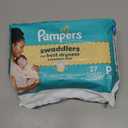 Pampers Baby Diapers - Swaddlers - Size P1, 27 Count, Ultra Absorbent Disposable Preemie Diaper