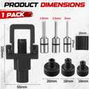 Tallew 8 Pcs Chain Cut and Rivet Tool Kit, Motorcycle Chain Breaker Removal Tool Set, Link Cutter Supplies for Bicycles, Dirt Bikes, Atvs Used to Cut Any 520, 525, 530 (50), or 532 Size Chains