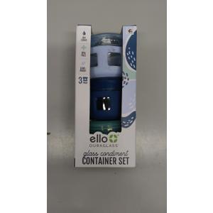Ello Glass Condiment Container Set 3 Pack