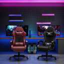 Gamtimer Gaming Chair, 400 LB Weight Capacity,with Pocket Spring Cushion, XX-Large