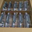 KOMUEE 10 Packs 30 oz Glass Meal Prep Containers,Glass Food Storage Containers with Lids,Airtight Lunch Bento Boxes,Microwave,Freezer and Dishwasher,Gray