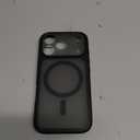 TOCOL for iPhone 17 Pro Case, Compatible with Magsafe, Built-in Magnetic Ring, Full Camera Protection, Drop Protection, Translucent Matte Phone Case for iPhone 17 Pro 6.3 inch (Black)