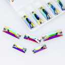 DONGZHOU Strip Shape Sew on Rhinestones,Sew on Crystal for Clothes Flat Back Rhinestones with 2 Holes