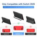 2 x Custom Faceplate Cover for NS 2 Charging Dock, Protective Hard PC Slim Shell with Anti-Scratch Surface, Replacement Housing for NS2 Docking Station, Strawberry Design (Pink)