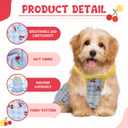8 Pcs Pet Shirts for Small Dogs Cats,Soft and Breathable Dog Printed Clothes with Cute Patten,Dog Sweatshirt Outfit for Chihuahuas Papillons Pomeranian (for Cute Girl, Medium)